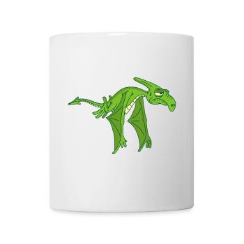 Fliegender Dinosaurier - Tasse - Weiß - Vorne