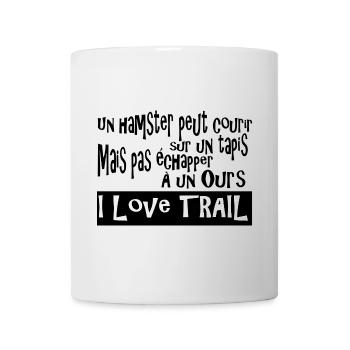 Trail Ours Hamster - Mug blanc - blanc - Devant