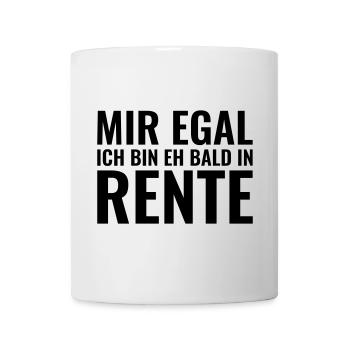 Rente - Tasse - Weiß - Vorne