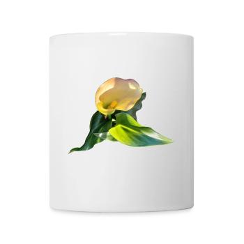YELLOW CALLA LILY - Mug - white - Front