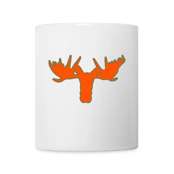 Elchkopf – Majestät der skandinavischen Wälder - Tasse - Weiß - Vorne