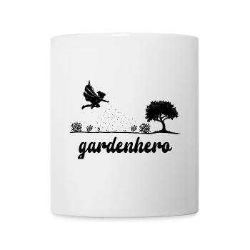 Héros du jardin - Héroïne du jardin - Mug blanc - blanc - Devant