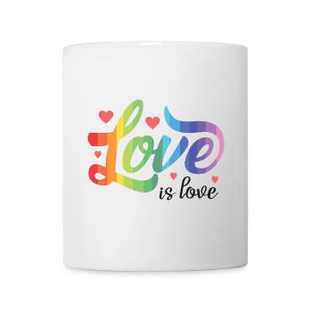 LGBT Pride Month - Liebe ist Liebe - Tasse - Weiß - Vorne