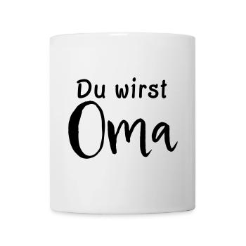 Du wirst Oma - Tasse - Weiß - Vorne