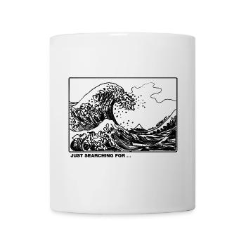 Searching for ... THE WAVE? - Tasse - Weiß - Vorne
