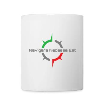 Navigare Nesesse Est - Mug blanc - blanc - Devant