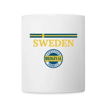 Drapeau de la Suède - Mug blanc - blanc - Devant