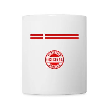 Flag of Denmark, Danish pride - Mug - white - Front