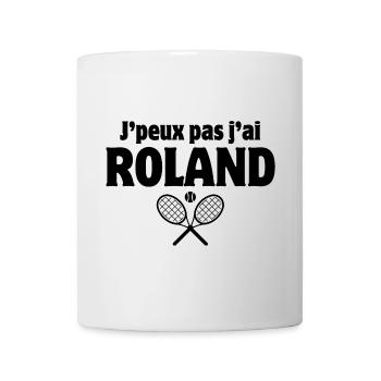 tennis, fan de tennis, match de tennis - Mug blanc - blanc - Devant