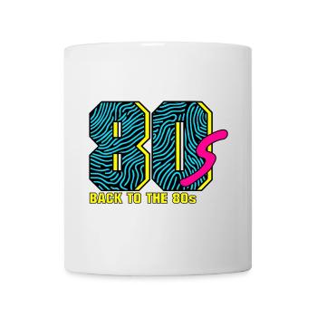 Retour aux années 80 - Mug blanc - blanc - Devant