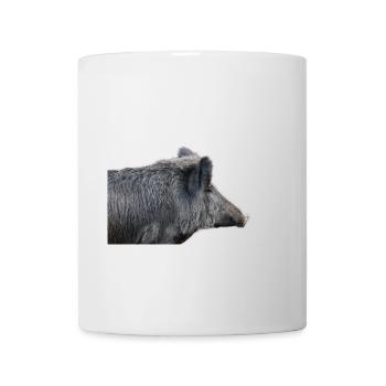 Wild boar Wild boar Pig Sow Pigs - Mug - white - Front
