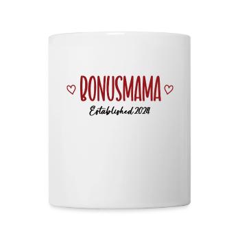 Bonusmama 2024 Beste Stiefmutter Danke Bonus Mama - Tasse - Weiß - Vorne