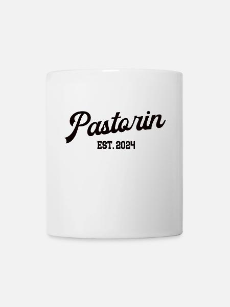Pastorin 2024 Jubiläum Kirche Vikarin Pfarrerin - Tasse - Weiß