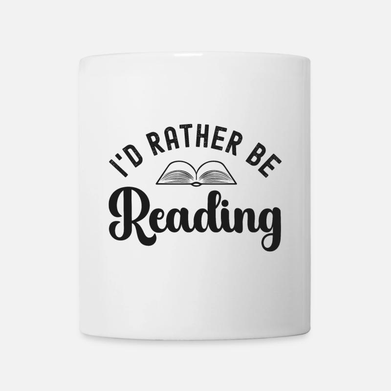 Reading Bookworm Bookworm - Mug - white