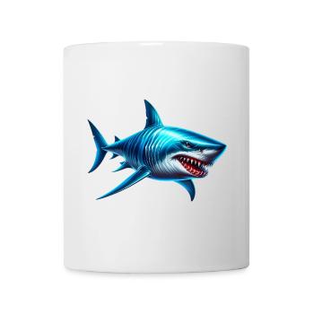 Requin - Mug blanc - blanc - Devant