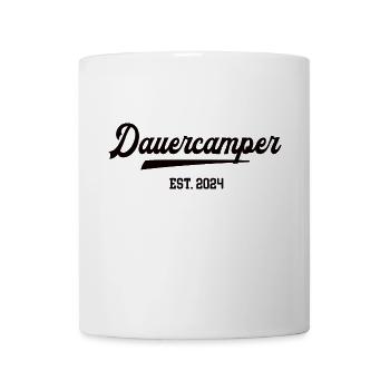 Camping 2024 Campingplatz Wohnmobil Urlaub Ferien - Tasse - Weiß - Vorne