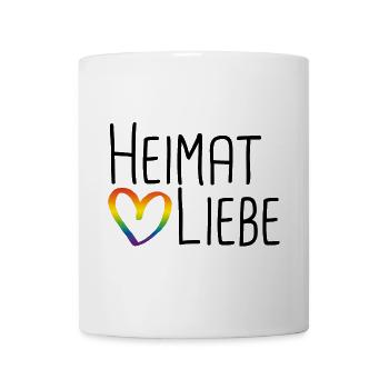 Heimat Liebe - Tasse - Weiß - Vorne