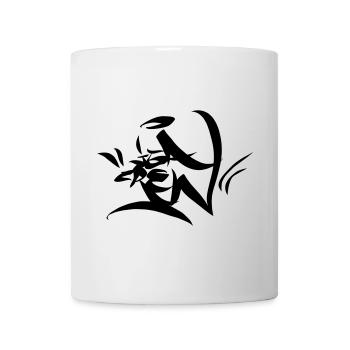 Graffiti Tag JGA Crew Angel 01 1C - Tasse - Weiß - Vorne