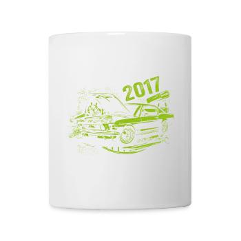 2017 Geburtstag Oldtimer Modell 2017 Vintage 2017 - Tasse - Weiß - Vorne