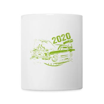 2020 Anniversaire Classique Modèle Voiture 2020 Millésime 2020 - Mug blanc - blanc - Devant