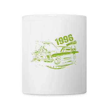 1996 Anniversaire Classique Modèle Voiture 1996 Millésime 1996 - Mug blanc - blanc - Devant