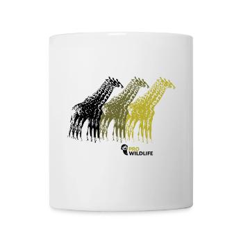 9 Giraffen - Tasse - Weiß - Vorne