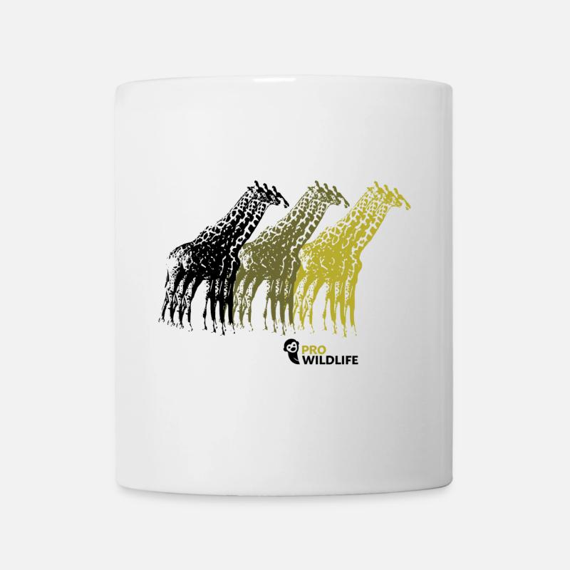 9 Giraffen - Tasse - Weiß