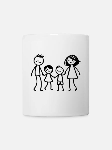 Family - Mug - white