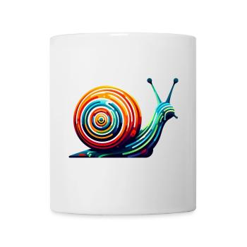 Escargot - Mug blanc - blanc - Devant