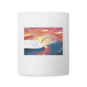 Crépuscule Marin Fantastique - Mug blanc - blanc - Devant