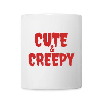 Illustration de créature de dessin animé hanté - Mug blanc - blanc - Devant
