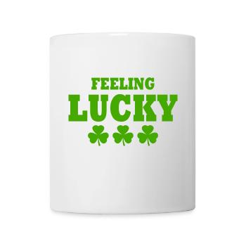 feeling lucky - Tasse - Weiß - Vorne