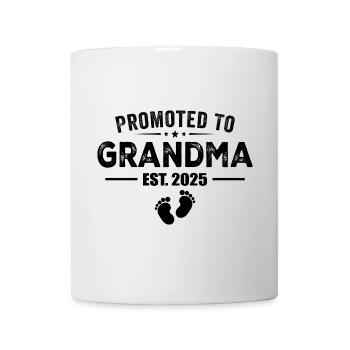 Promoted To Grandma 2025 Funny For New Grandma - Mug - white - Front