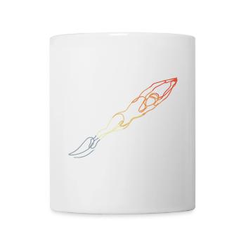 Natation Style Rétro - Mug blanc - blanc - Devant