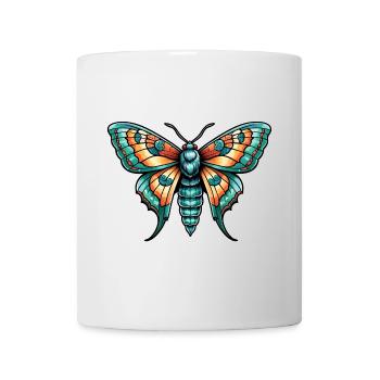 Moth Neo Traditional - Mug - white - Front