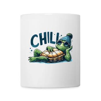 Chill Toad Turtle Cool Chill Gift - Mug - white - Front