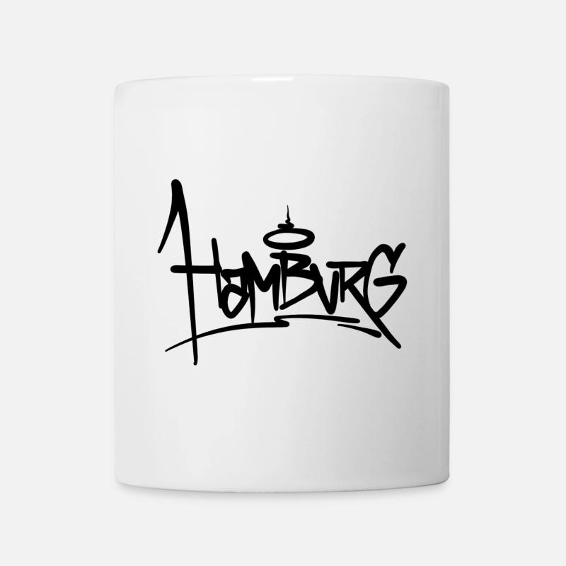Hamburg Tag Style - Tasse - Weiß