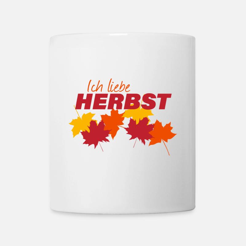 HERBST - Tasse - Weiß