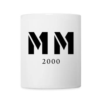 Römische Zahl Geburtsjahr Made in 2000 - Tasse - Weiß - Vorne