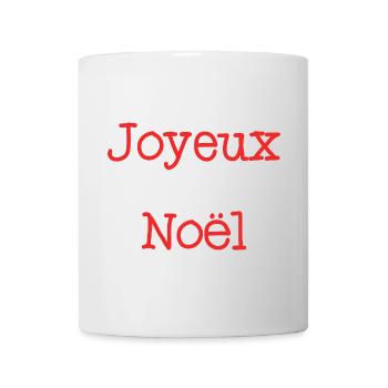 WEIHNACHTEN. FROHE WEIHNACHTEN. FROHE WEIHNACHTEN. NEUJAHRSTAG - Tasse - Weiß - Vorne