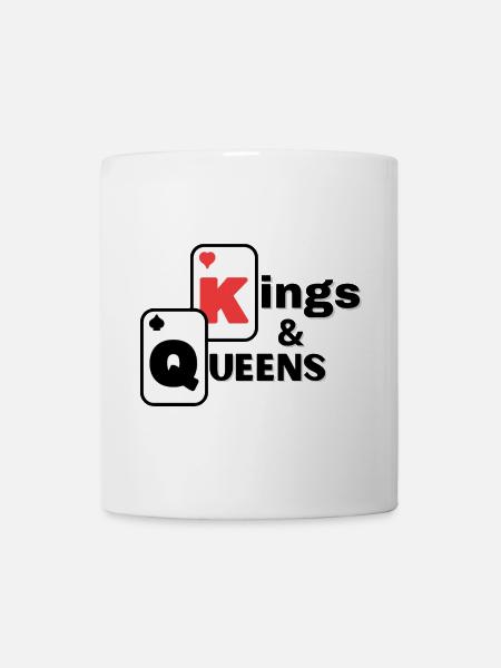 Karten, Poker, Kartenspiele - Tasse - Weiß