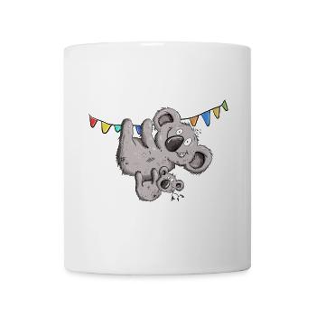 Drolliger Koala Bär Mit Koala Baby Party - Tasse - Weiß - Vorne