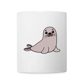 Robbe Seehund - Tasse - Weiß - Vorne