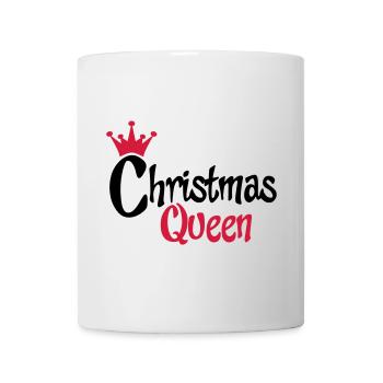 T-shirt de Noël drôle pour femme - Mug blanc - blanc - Devant