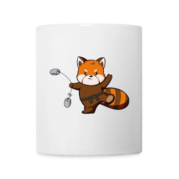 Süßer Panda macht Kung Fu - Tasse - Weiß - Vorne