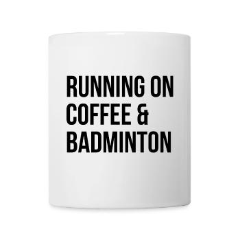 Badminton - Tasse - Weiß - Vorne