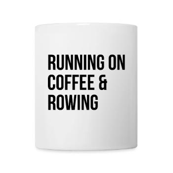 Rudern, Rudern, Rudern - Tasse - Weiß - Vorne