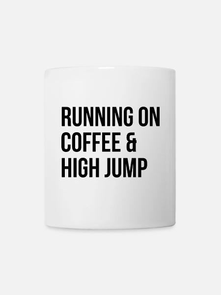Saut en hauteur Saut en hauteur Saut en hauteur - Mug blanc - blanc