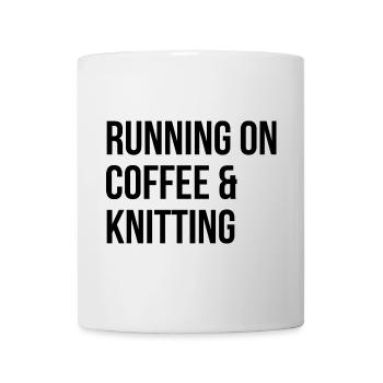 Knitting - Mug - white - Front