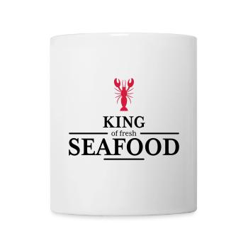 roi des fruits de mer - Mug blanc - blanc - Devant